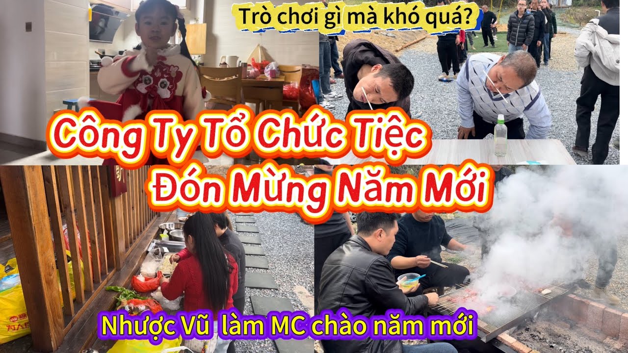 🌻441🌻Công Ty Làm Tiệc Mừng Năm Mới Đãi Nhân Viên. Chơi trò Chơi Có Thưởng Ai Cũng Háo Hức.