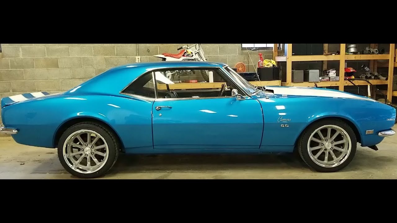 1968 Chevy Camaro SS gets new wheels and tires. Changes the look completely