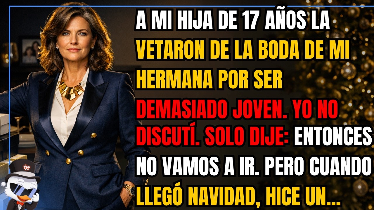 A mi hija de 17 años la vetaron de la boda de mi hermana por ser demasiado joven. Yo no discutí...