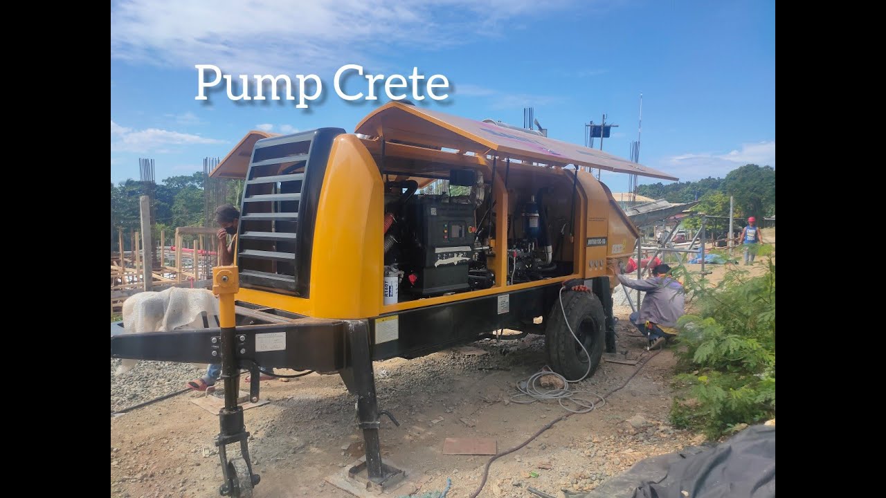 How to operate Pump Crete?