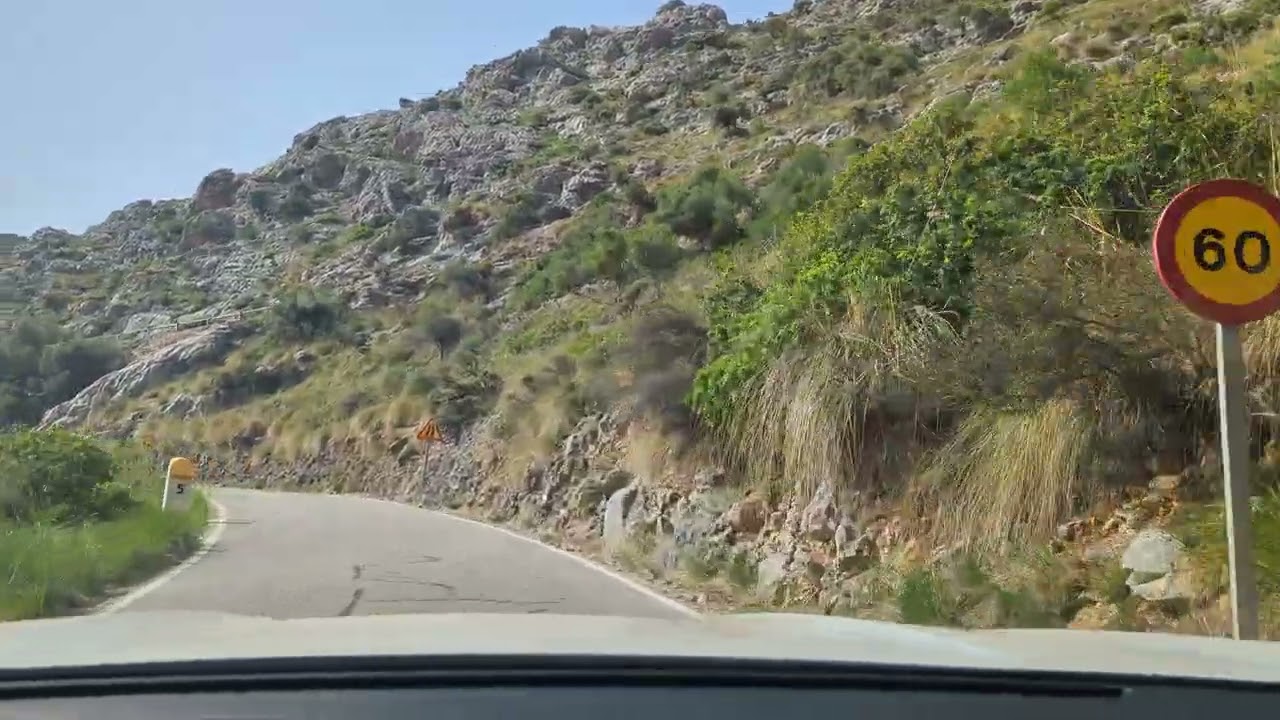 MA-2141 from Sa Calobra to Coll dels Reis,  Mallorca
