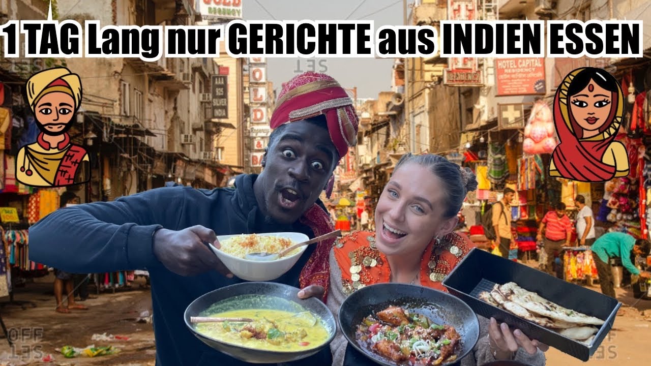 1 TAG LANG NUR INDISCHE GERICHTE ESSEN ! Steven PROBIERT
