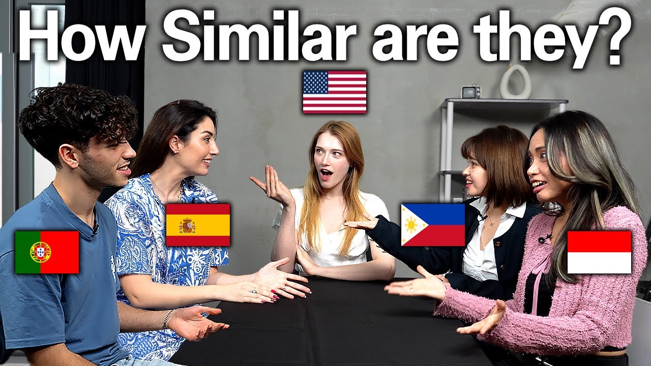Tagalog vs Indonesian vs Spanish vs Portuguese l  Can They Understand Each other?