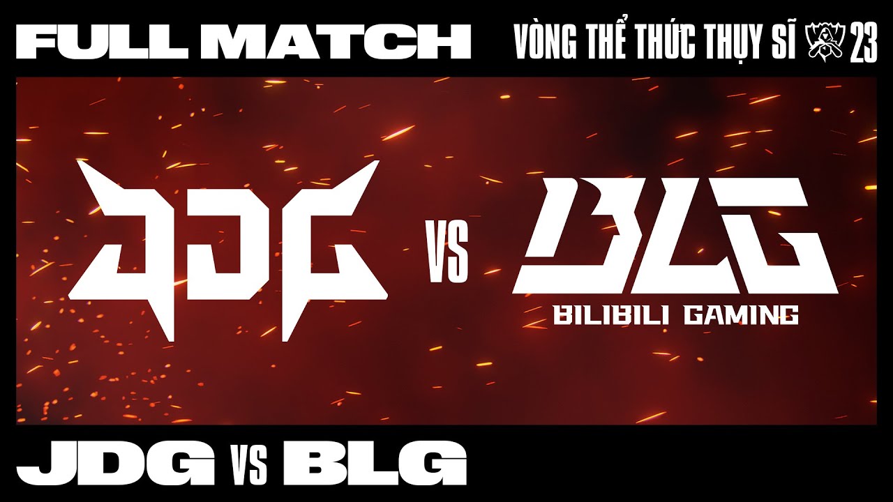 JDG vs BLG | CKTG 2023 - VÒNG THỂ THỨC THỤY SĨ | 20.10.2023