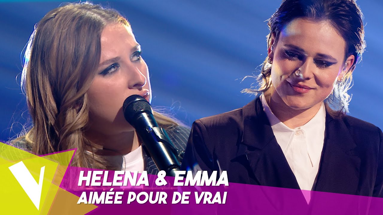Helena Bailly - 'Aim&eacute;e pour de vrai' ● Helena Bailly & Emma | Live 6 | The Voice Belgique Saison 11