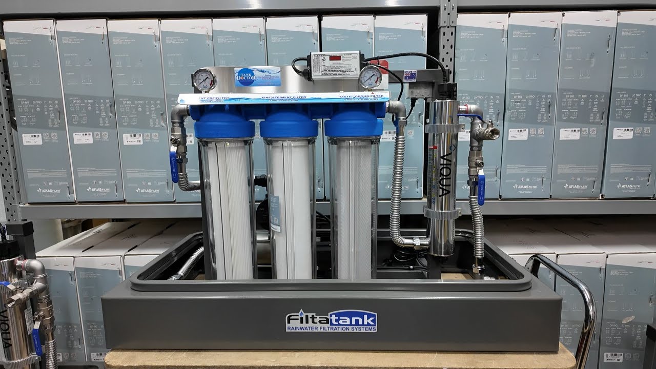 Free-Standing Rainwater Filter System Information Video