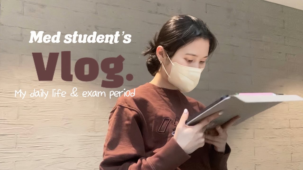 (eng) 의대생vlog| 본과 3학년 개강 한 일주일, 그리고 시험기간 72시간 | 내가 시험 전날 하는 공부법