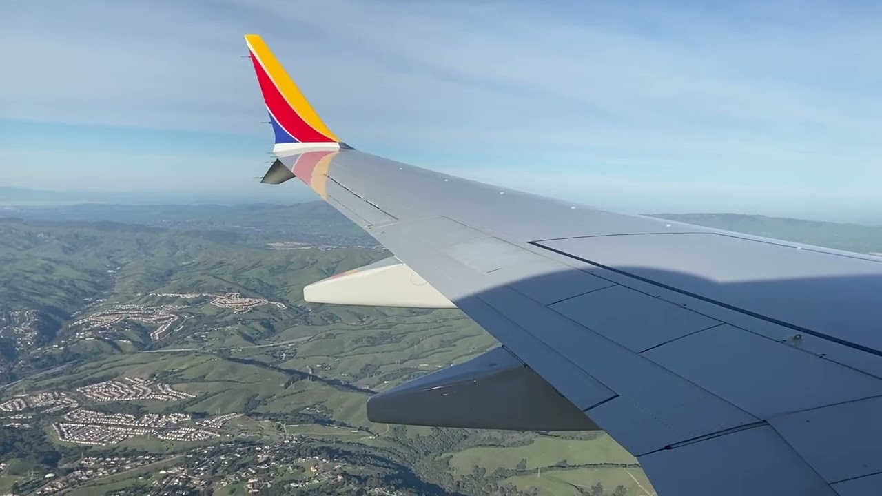 Southwest 737 Max 8 Approach @ Oakland KOAK