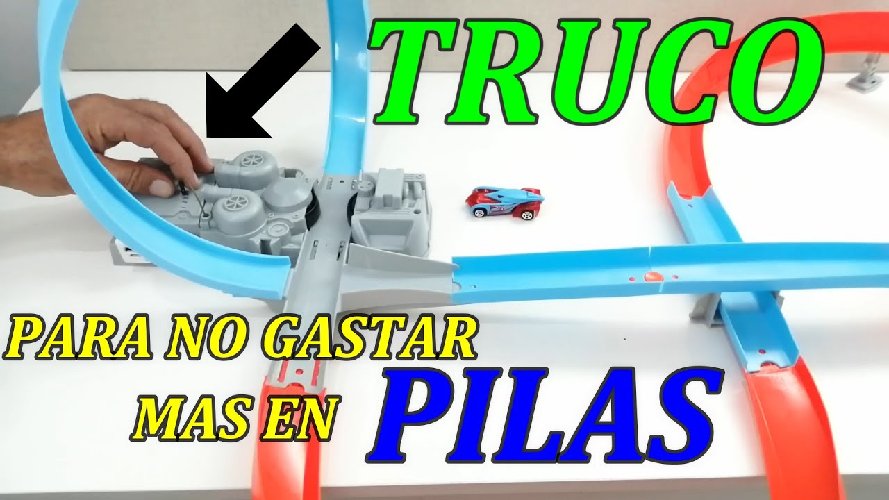🧙‍♂️ TRUCO para no GASTAR mas en 🔋🔋 BATERIAS  en TUS PISTAS HOT WHEELS CUSTOM