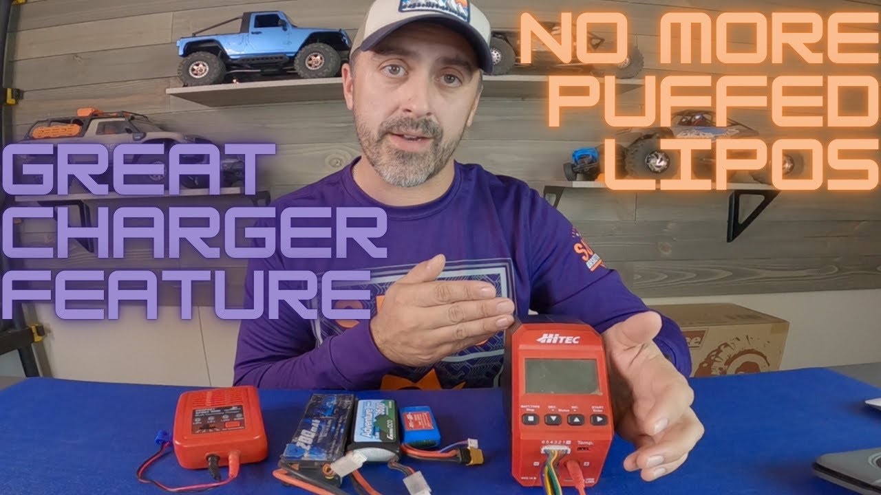RC Lipo Batteries - Best Charger Feature to Reduce Puffed Lipo Packs