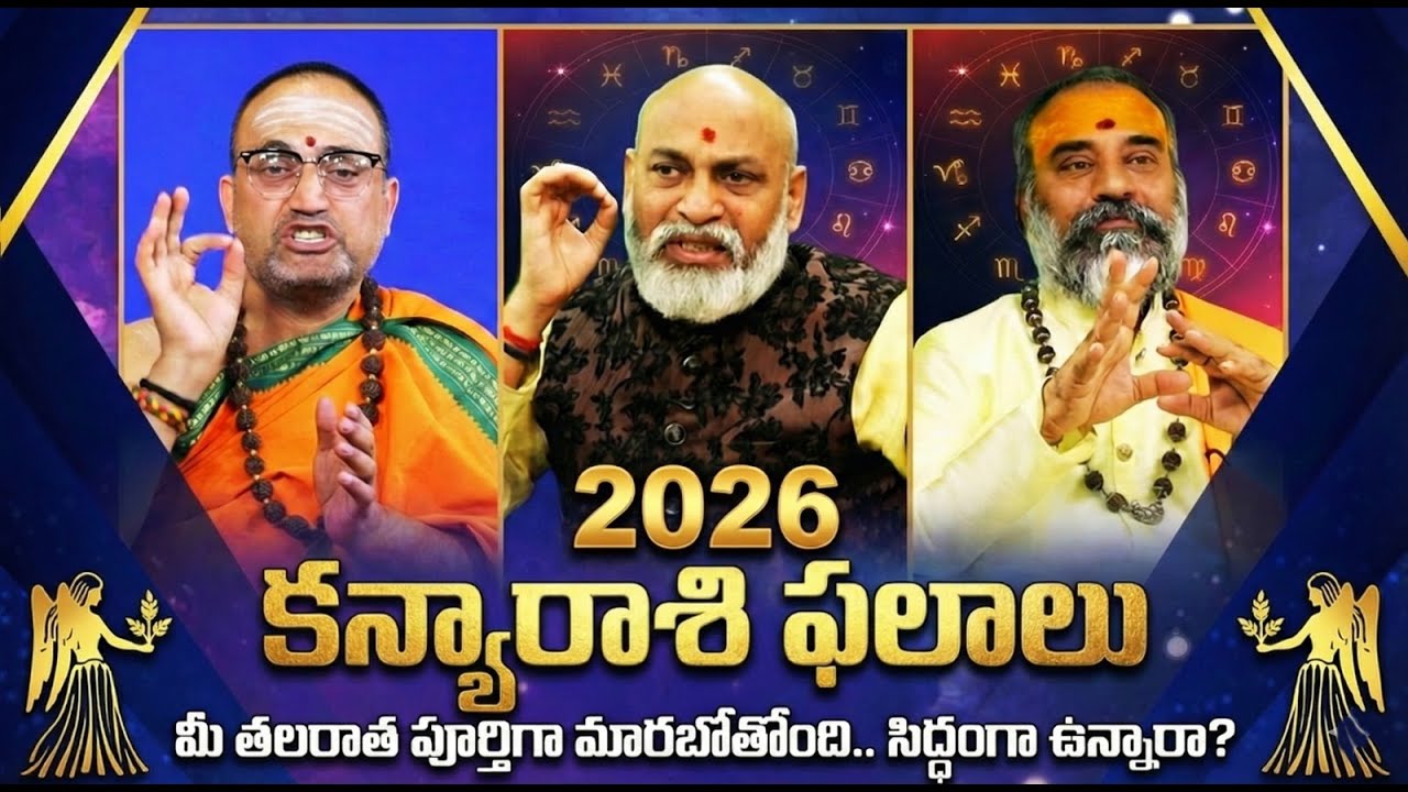 కన్య రాశి ఫలితాలు 2026 | Virgo Horoscope 2026 | Kanya Rasi Phalalu | Rasi phalalu 2026 In Telugu