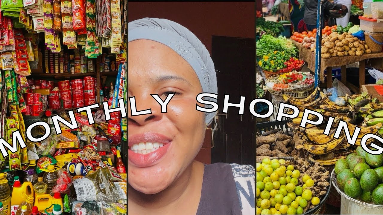 Monthly Market Shopping on ₦20,000 | What I Bought & How I Sorted Everything.