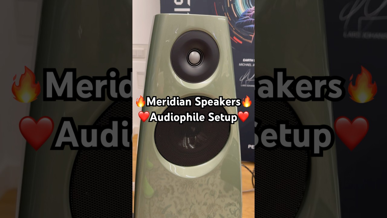 Meridian Speakers 🔊 Krell Amplifier ⚙️ Sound Test #audiophile  #hiend #hifi #audio #stereo #speaker