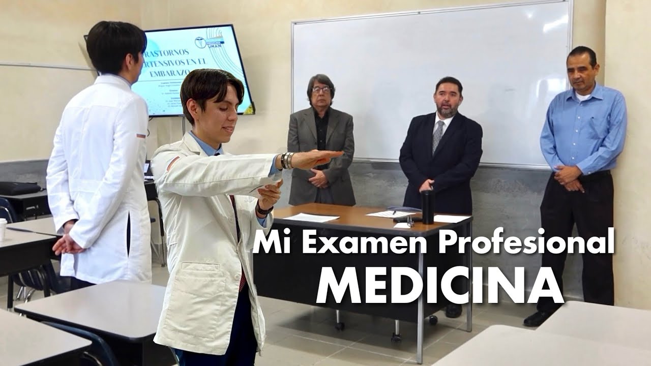 Mi último examen para convertirme en Médico.