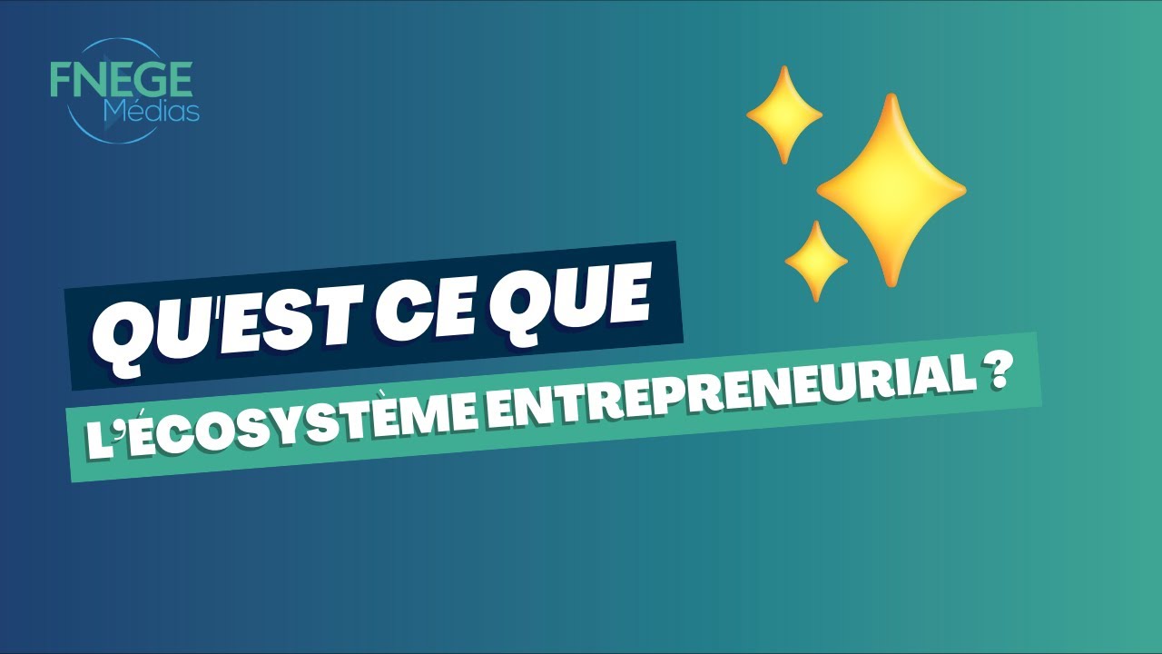 Qu&rsquo;est ce que l&rsquo;&Eacute;cosyst&egrave;me entrepreneurial ?