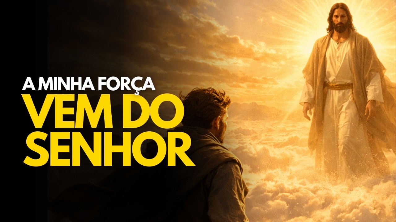 A Minha Força Vem do Senhor 😭 | Oração para o Cansado que Não Aguenta Mais