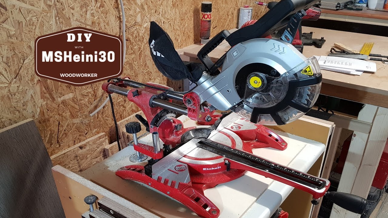 Praxistest - Einhell Zug Kapp Gehrungssäge TC SM 2131 Dual doch mit Laser