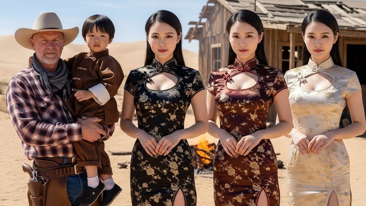 He Found a Starving Chinese Child — And The Next Day, Identical Triplets Arrived at His Ranch