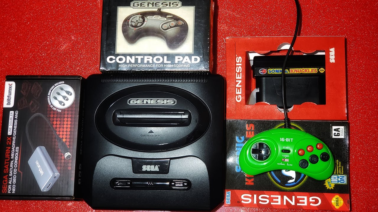 Как выбрать Sega Mega Drive. Обзор Genesis VA4. Полосы Jailbars. Bitfunx SATURN 2XHDMI Line Doubler