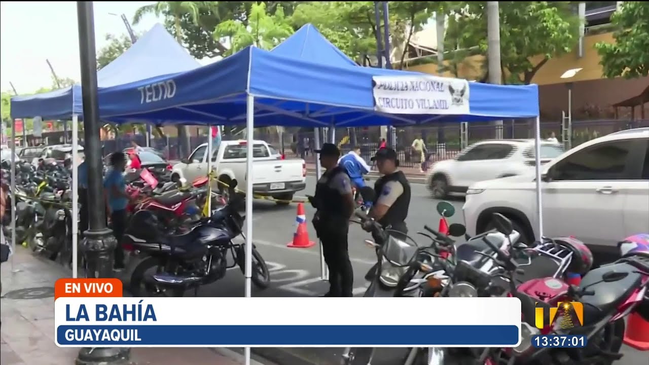 La Policía refuerza la seguridad en la Bahía de Guayaquil por las festividades