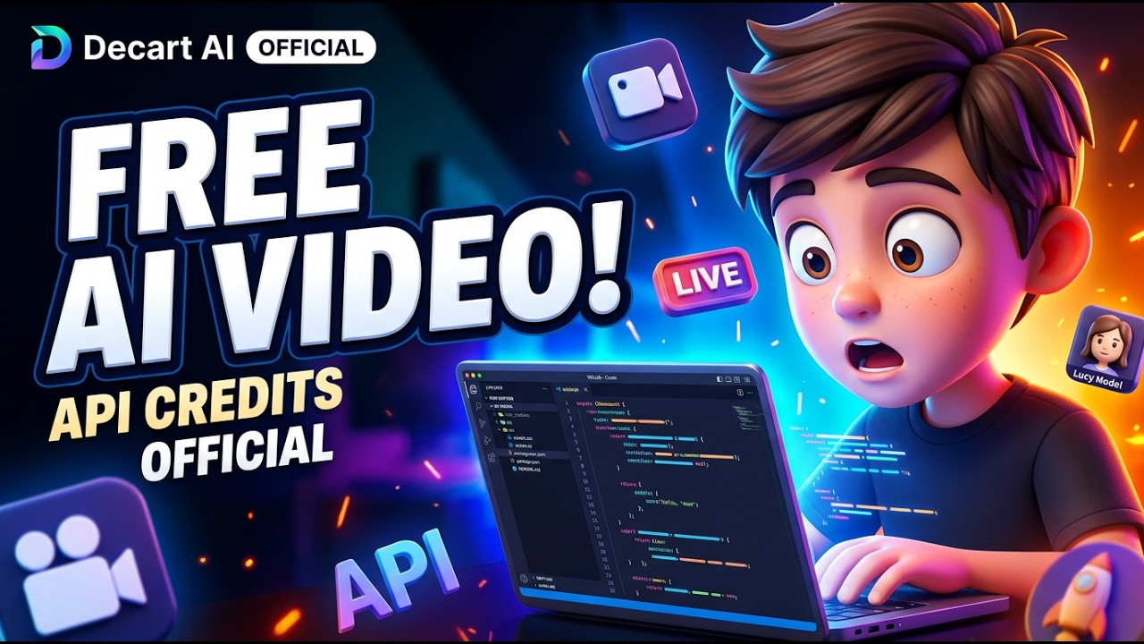 БЕСПЛАТНЫЕ API-кредиты Decart AI 😳 Модель Lucy + ИИ-видео в реальном времени + Живые аватары + AP...