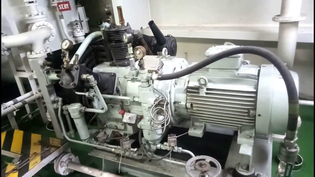 Marine Air compressor tutorial and Compressor valve plate assembly