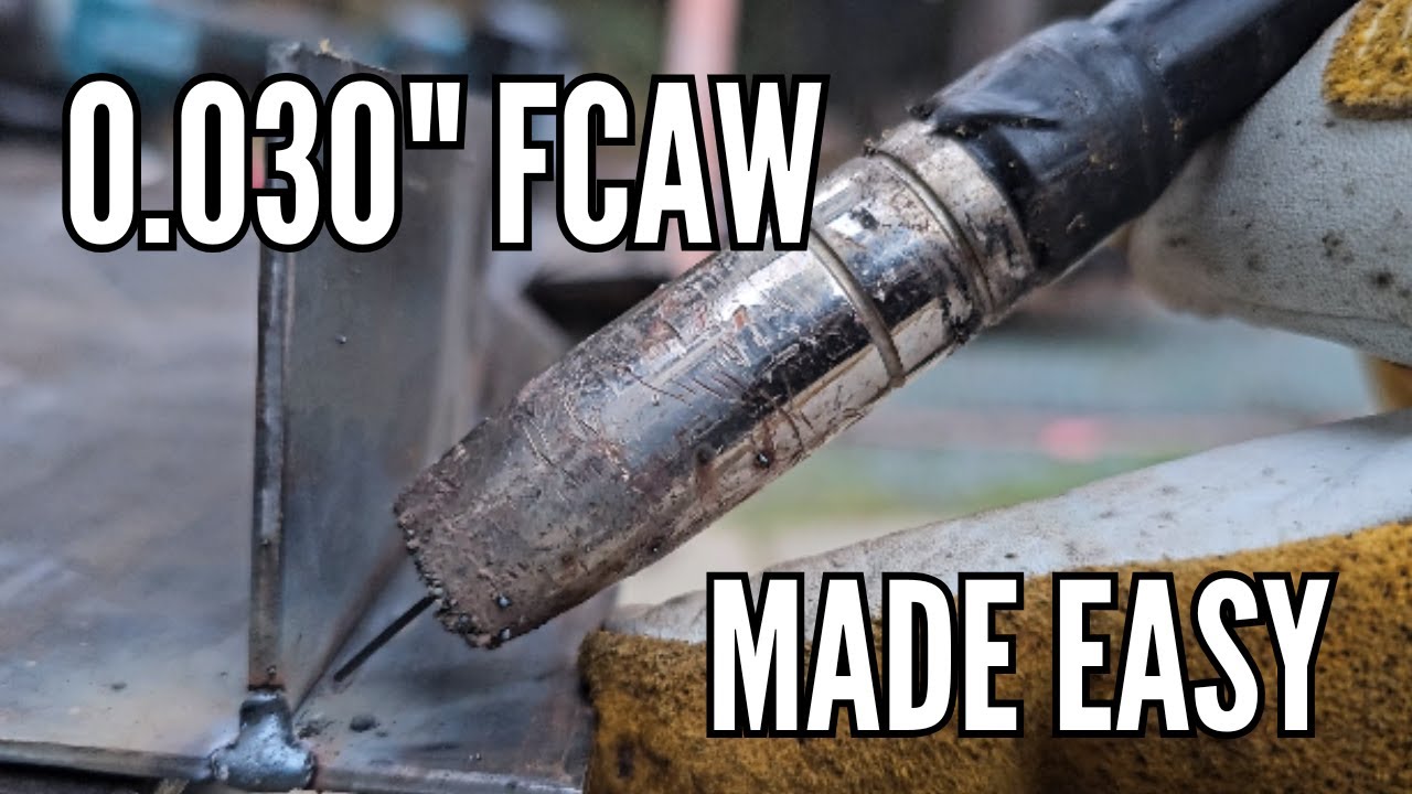 How to Weld with 0.030 Flux Core 