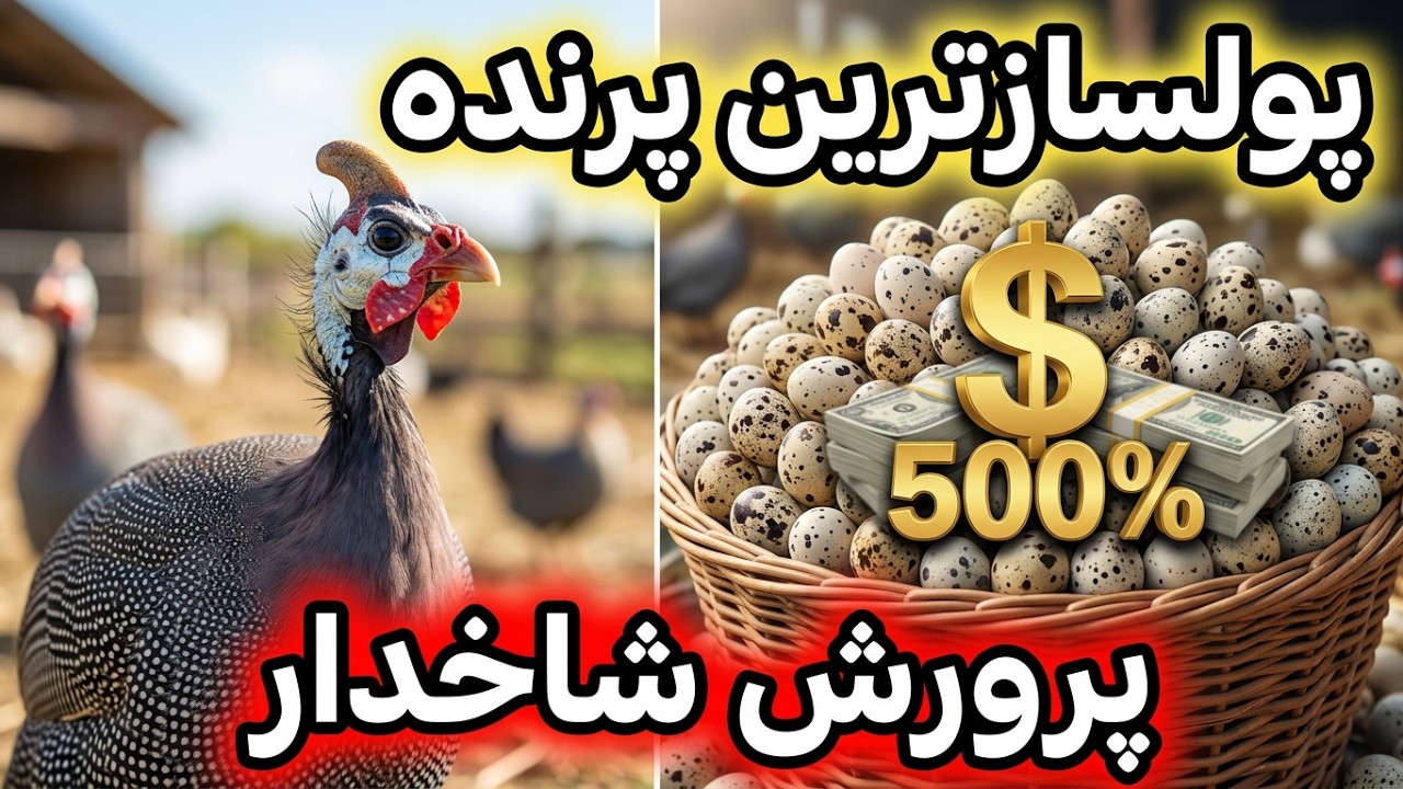 مرغ شاخدار , سود مرغ شاخدار  , آموزش پرورش مرغ شاخدار , پرورش مرغ شاخدار
