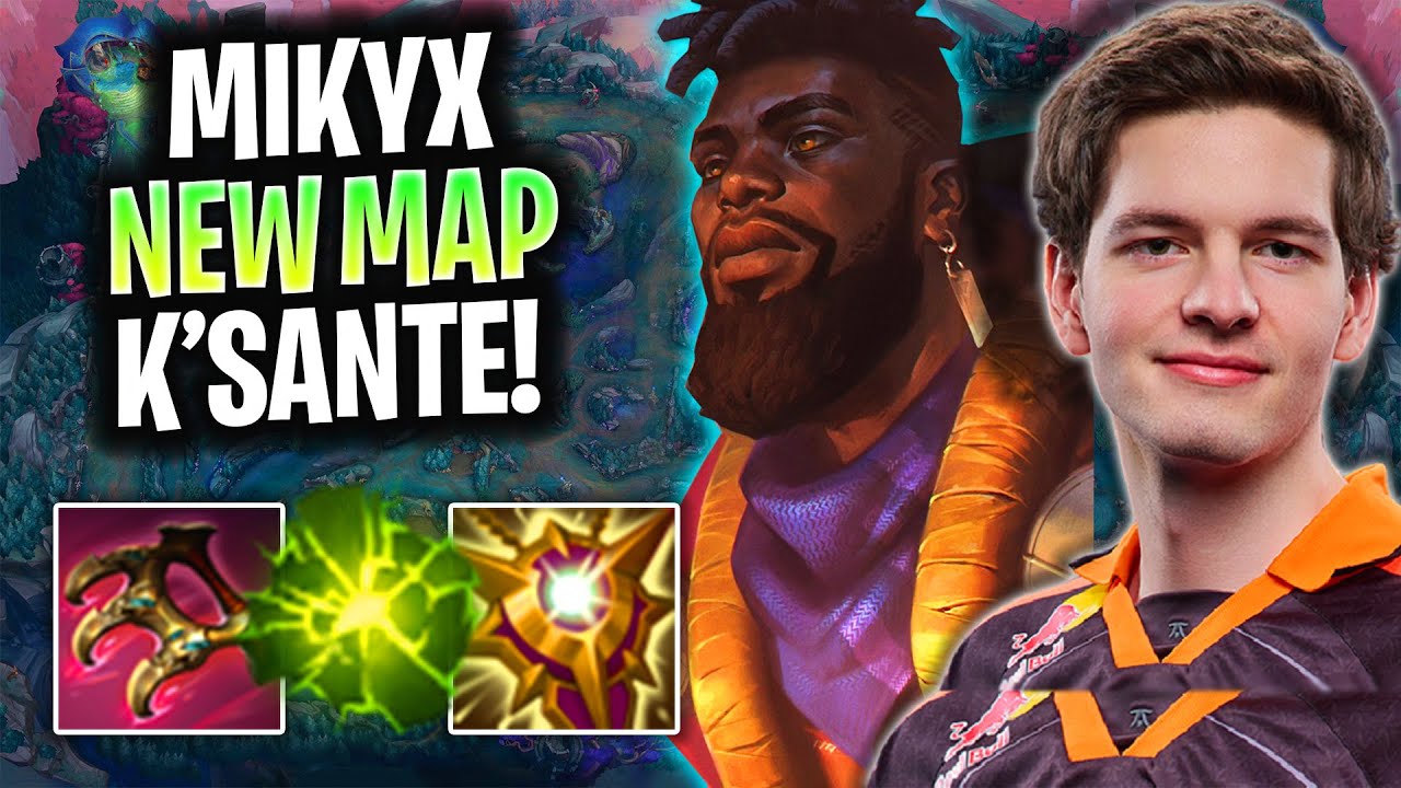MIKYZ CRAZY NEW META K'SANTE! *NEW MAP* | FNC Mikyx Plays K'sante Support vs Thresh! Season 2025