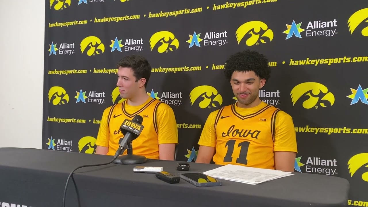 Alvaro Folgueiras and Kael Combs talk to the media after defeating Ohio State (2/25/26)
