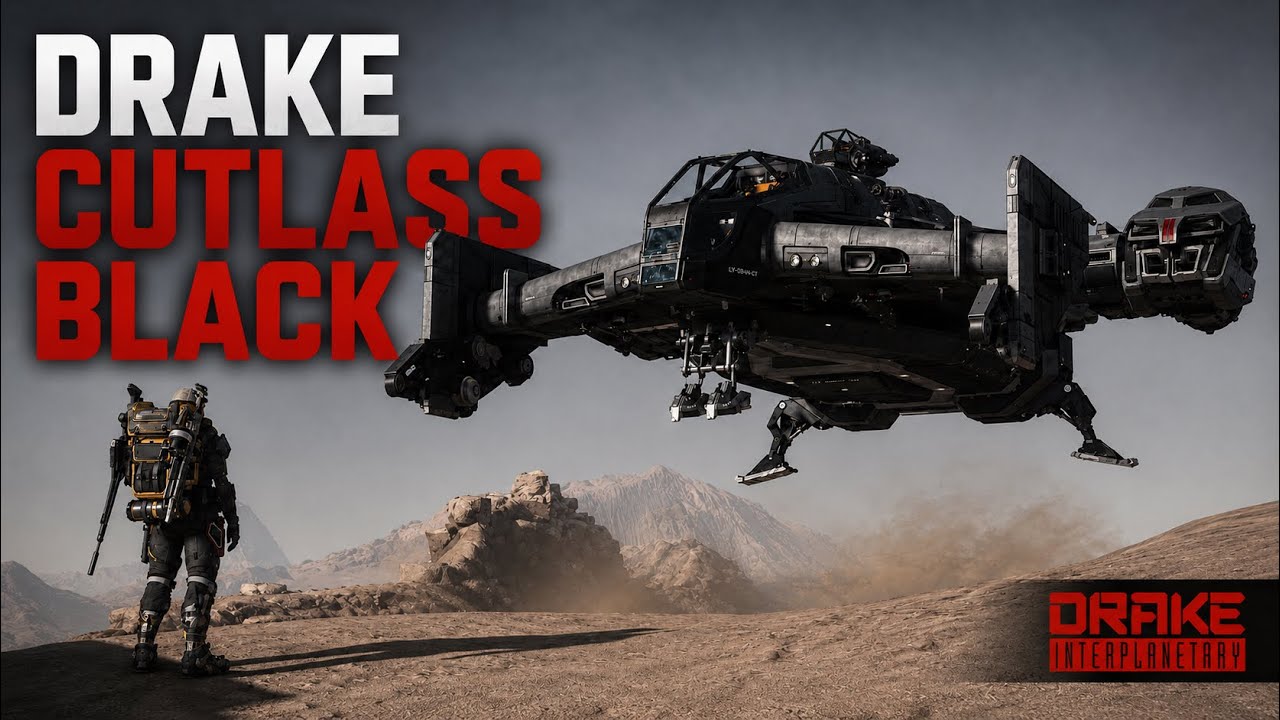 Drake Cutlass Black review - Star Citizen 4.7.0