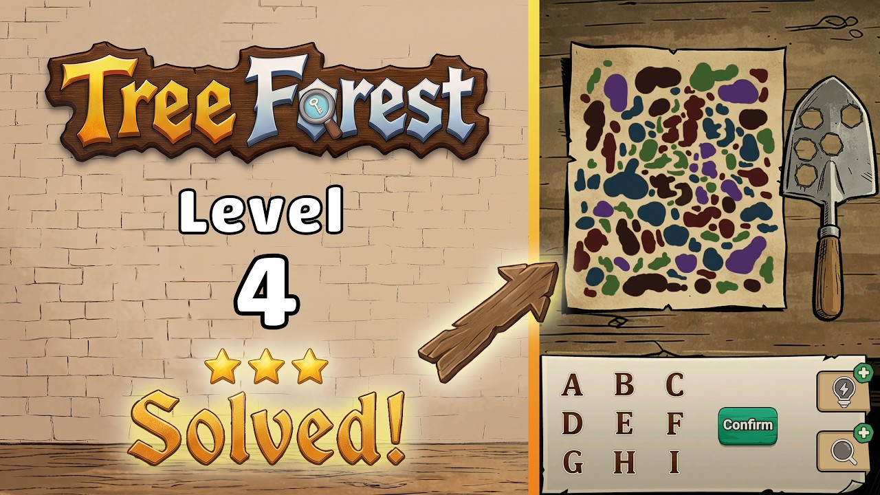 Tree Forest: Detective Words - Level 4 Walkthrough 🧩 | Full Solution & Gameplay! 🌲✨