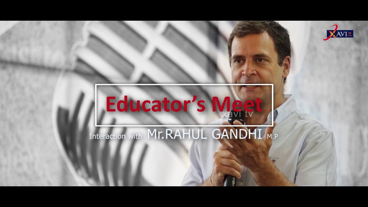 Mr.Rahul Gandhi at St. Xavier's college | palayamkottai #XaviTvonline