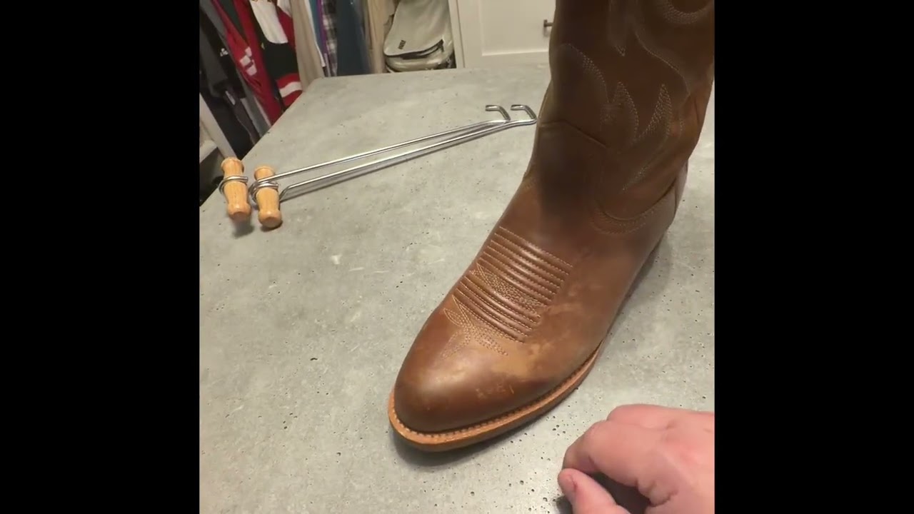 Little bit of boot care this morning