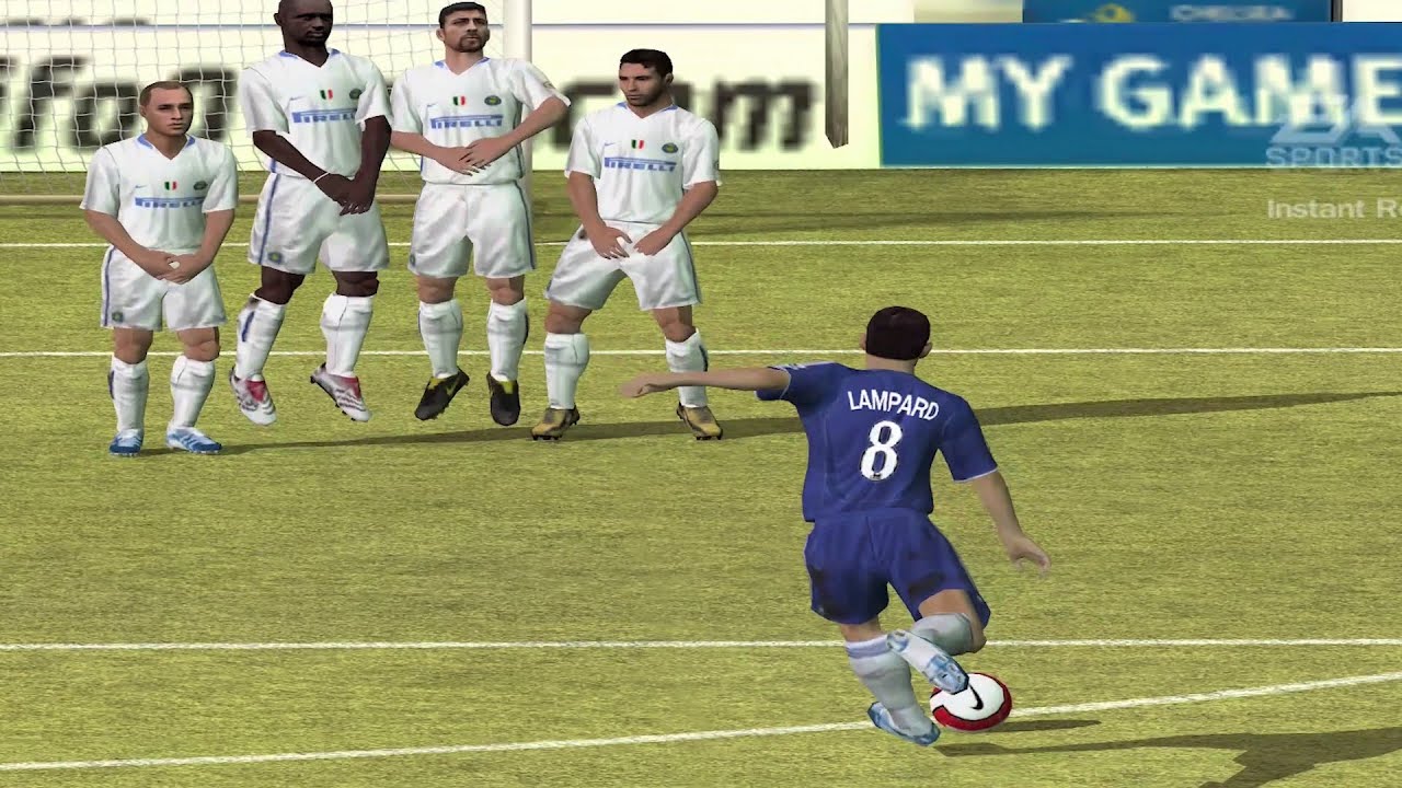 FIFA 07 — игровой процесс GameCube (4K60 кадров в секунду)