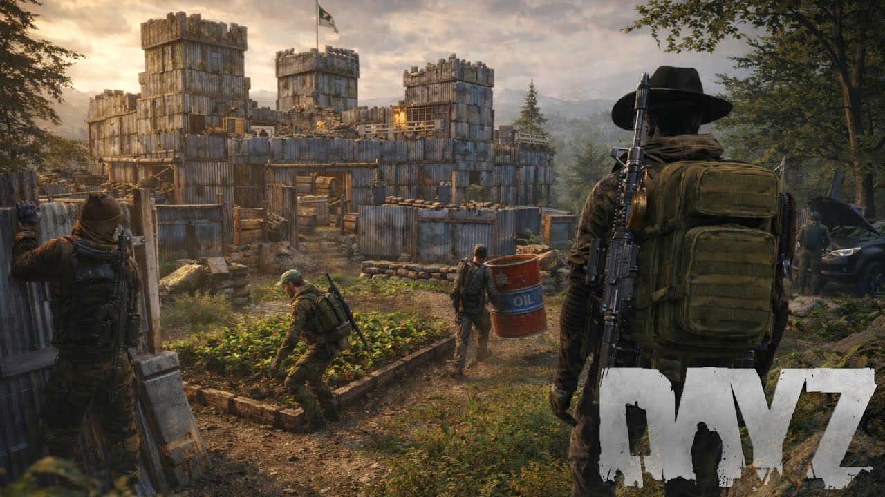 Wir bauen unsere einzigartige Community Base weiter aus! | DayZ mit der Community | Tag 4