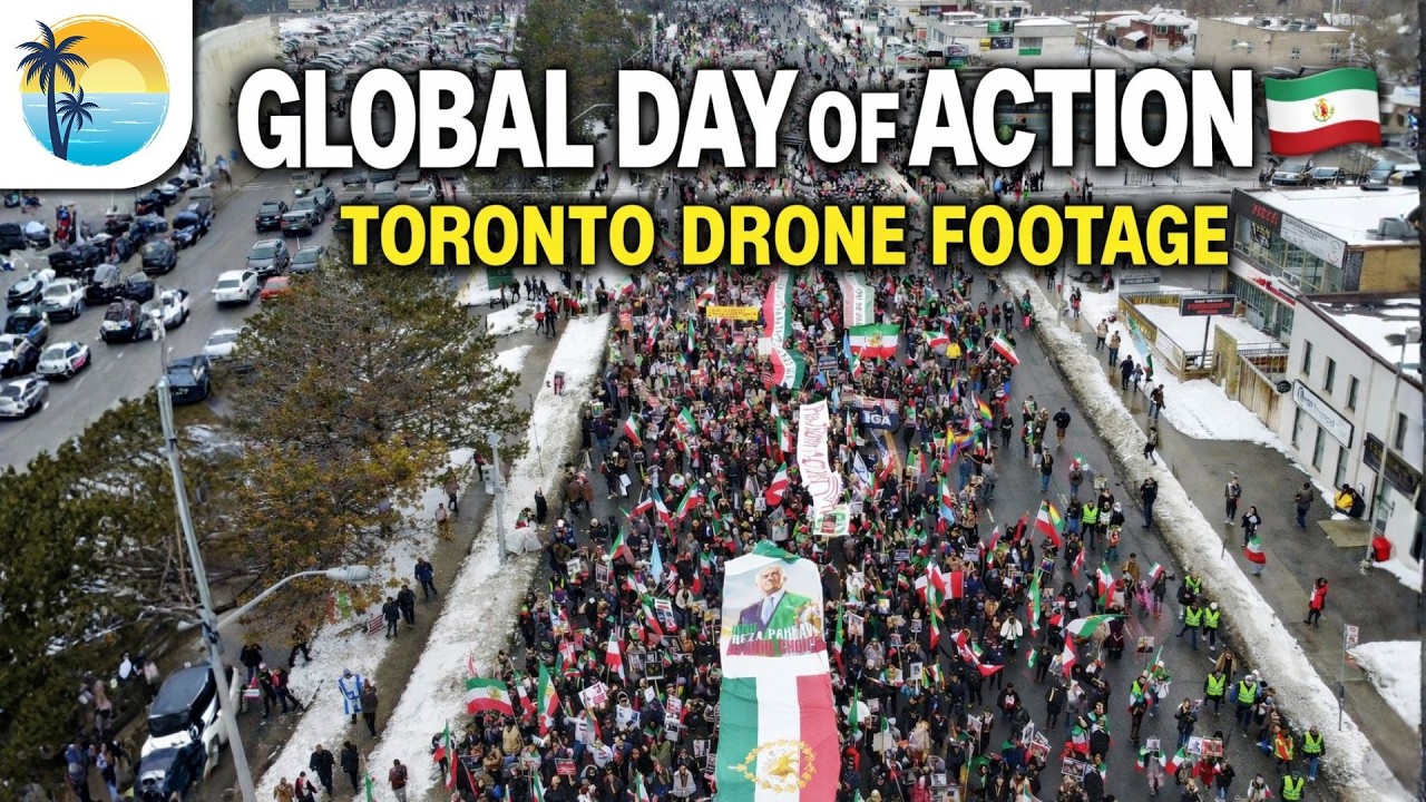 Toronto Stands With Iran | Drone Footage