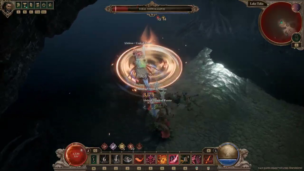Titan Quest 2 - Updated Reaver Bleed/Rupture Whirlwind build. Level 70 enemies.