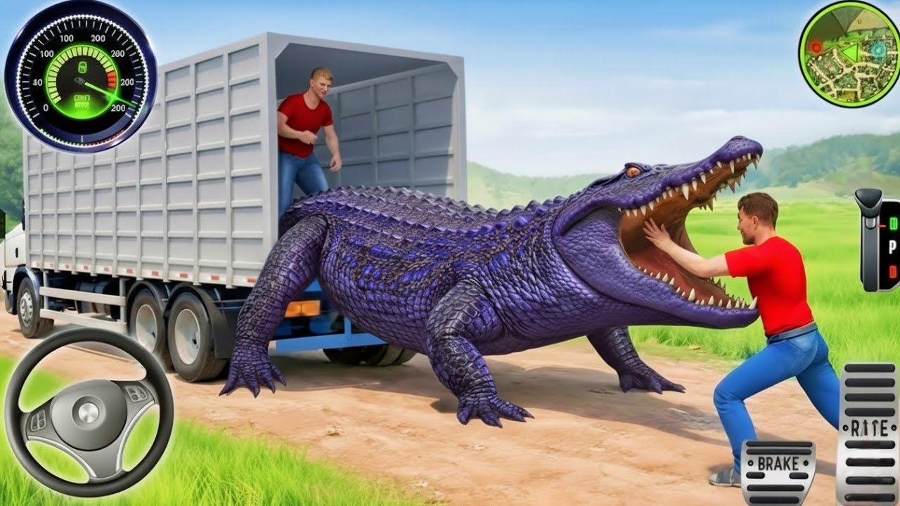 Игра Animal Cargo Truck Driving Game 3D - Animal Transport Cargo Truck 2024 - Android gameplay