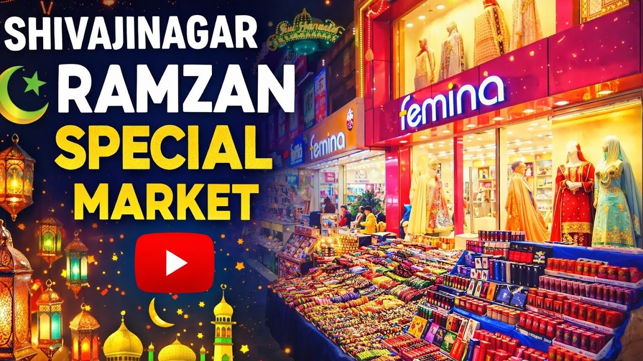 Shivaji nagar shopping ramzan market 🛍️ #bengaluru #ramdan