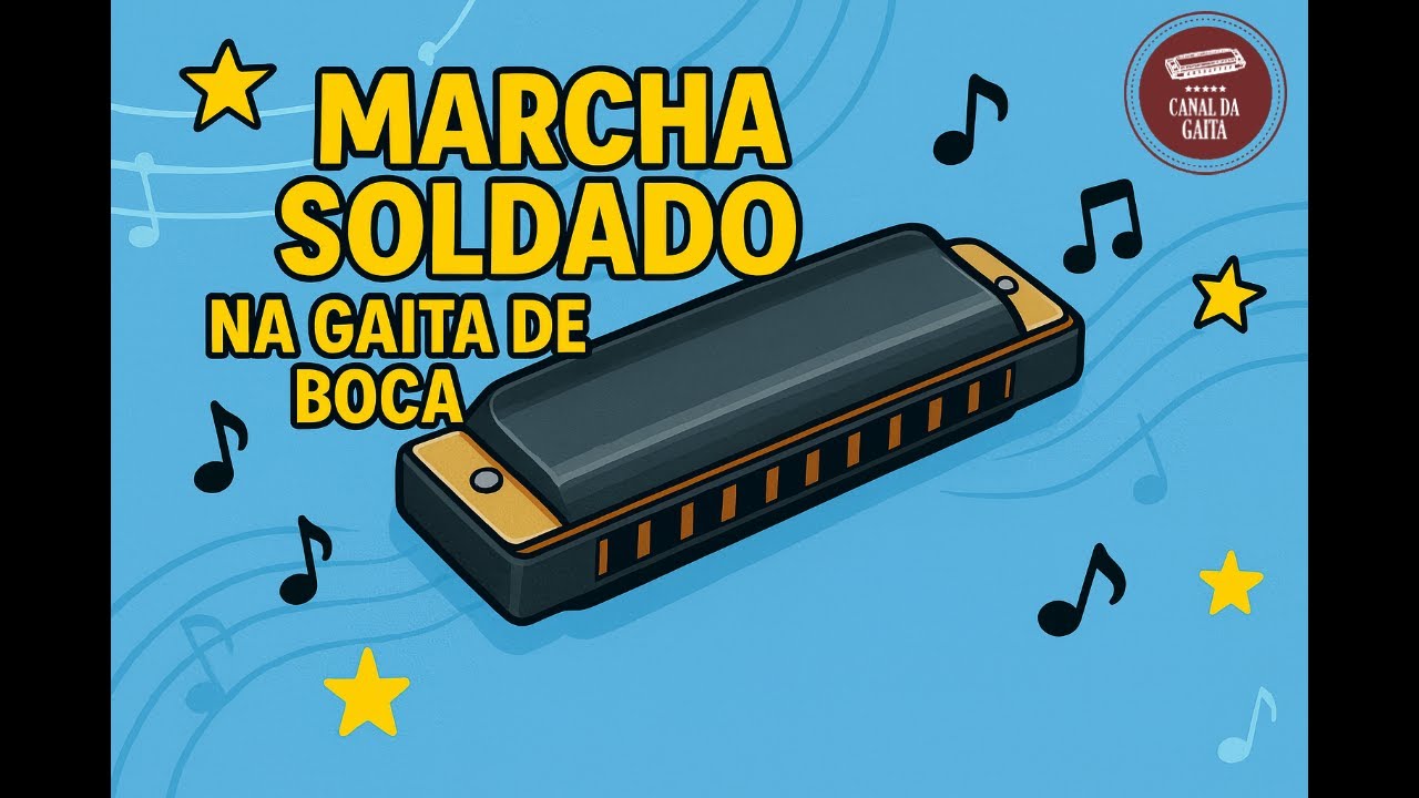 Marcha Soldado - Gaita de Boca - Tablatura