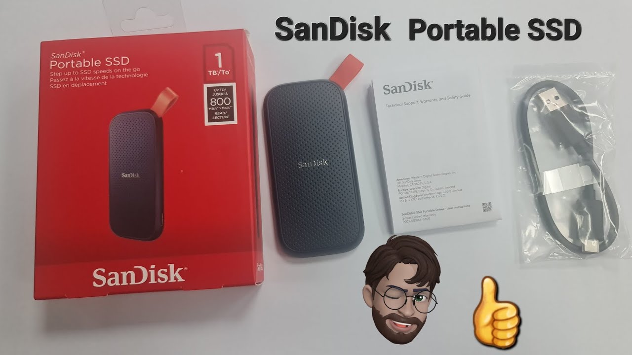 SanDisk Portable SSD Unboxing 
