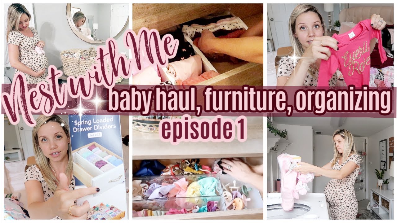 NEST WITH ME // EPISODE 1 // 29 WEEKS PREGNANT // BABY HAUL + ORGANIZE WITH ME // TIFFANI BEASTON
