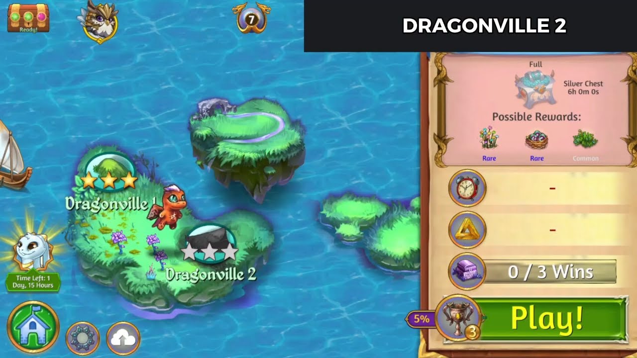 Merge Dragons | Dragonville 2 |  3 Stars 🌟🌟🌟 | With Commentary