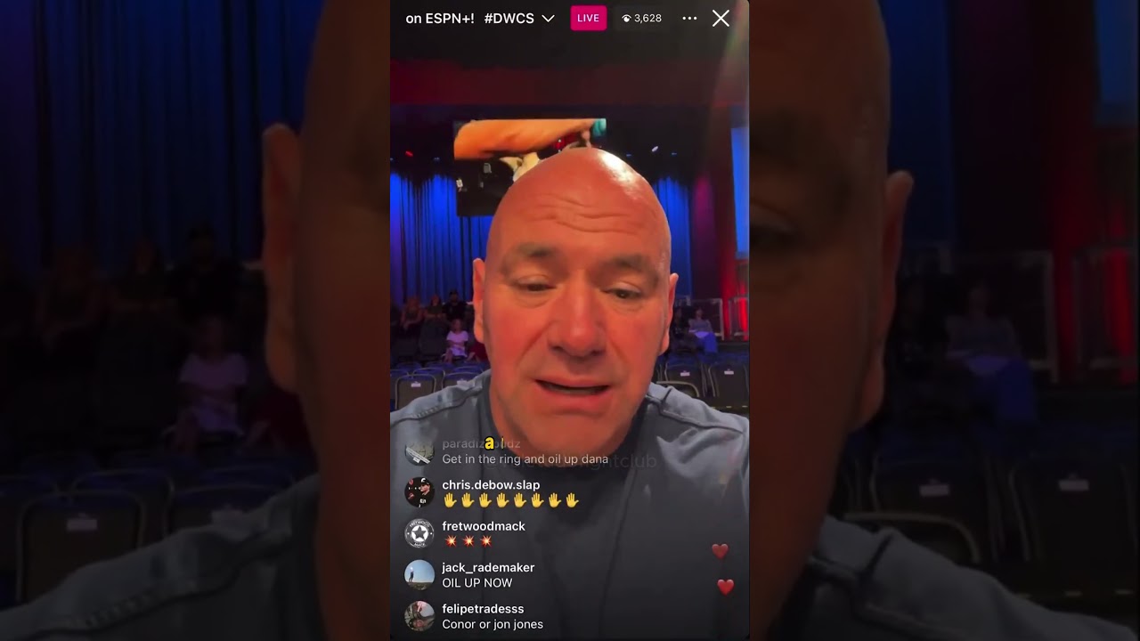 Dana White Ends IG Live After 