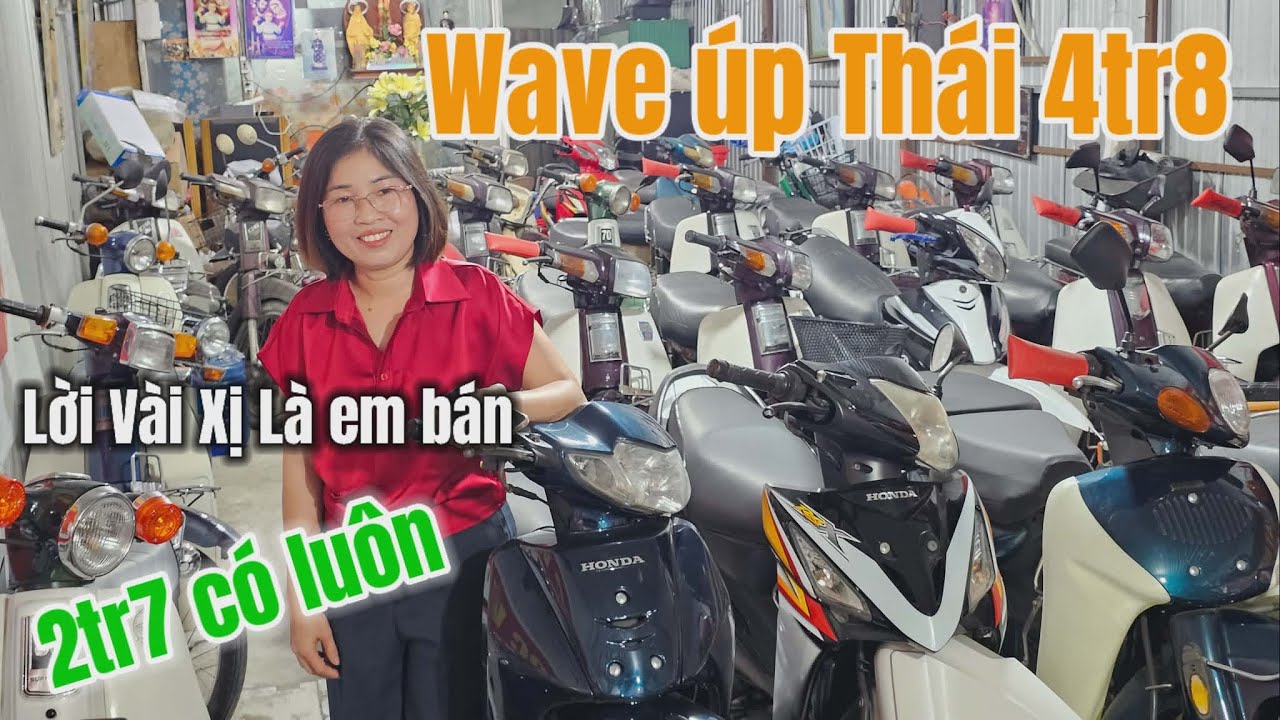 Bán Wave Úp Thái 4 Triệu 8, Xe rẻ Đi Làm từ 2 triệu 7 tại Kho Dream, Future, Chaly cổ  tại Dĩ An