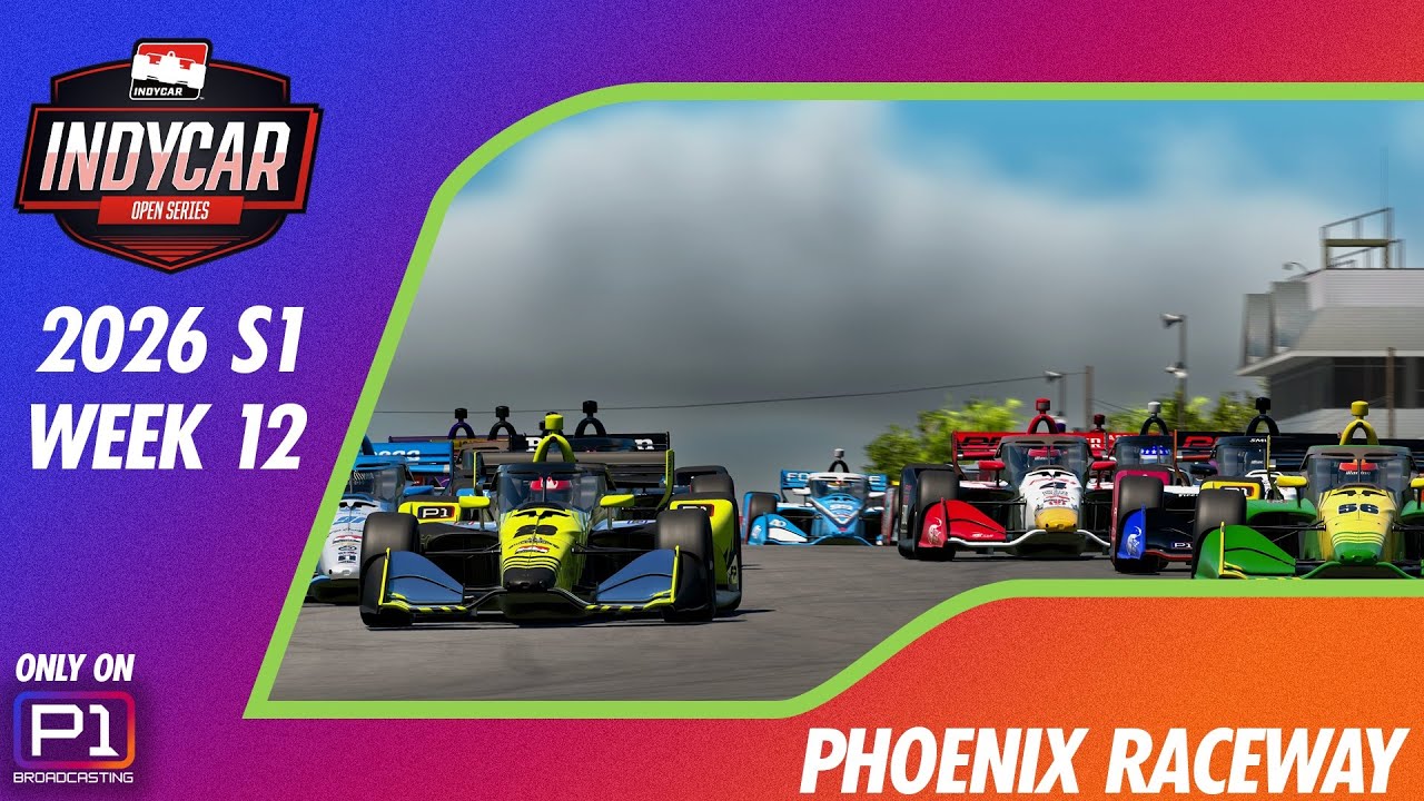 IndyCar Series Mon Night Top Split | PHOENIX 5478SOF | 2026S1 W12 | iRacing Broadcast