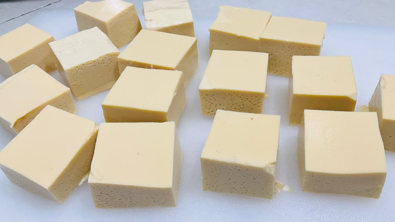 Homemade Egg Tofu 日本蛋豆腐 | Very Easy 2 Simple Ingredients Recipe - a MUST Try