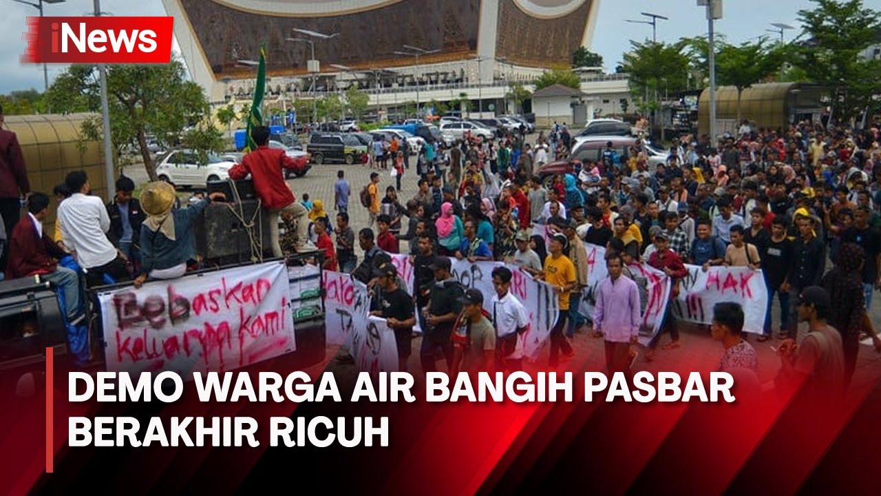 5 Hari Bertahan di Depan Kantor Gubernur Sumbar, Demo Warga Air Bangih Pasbar Berakhir Ricuh