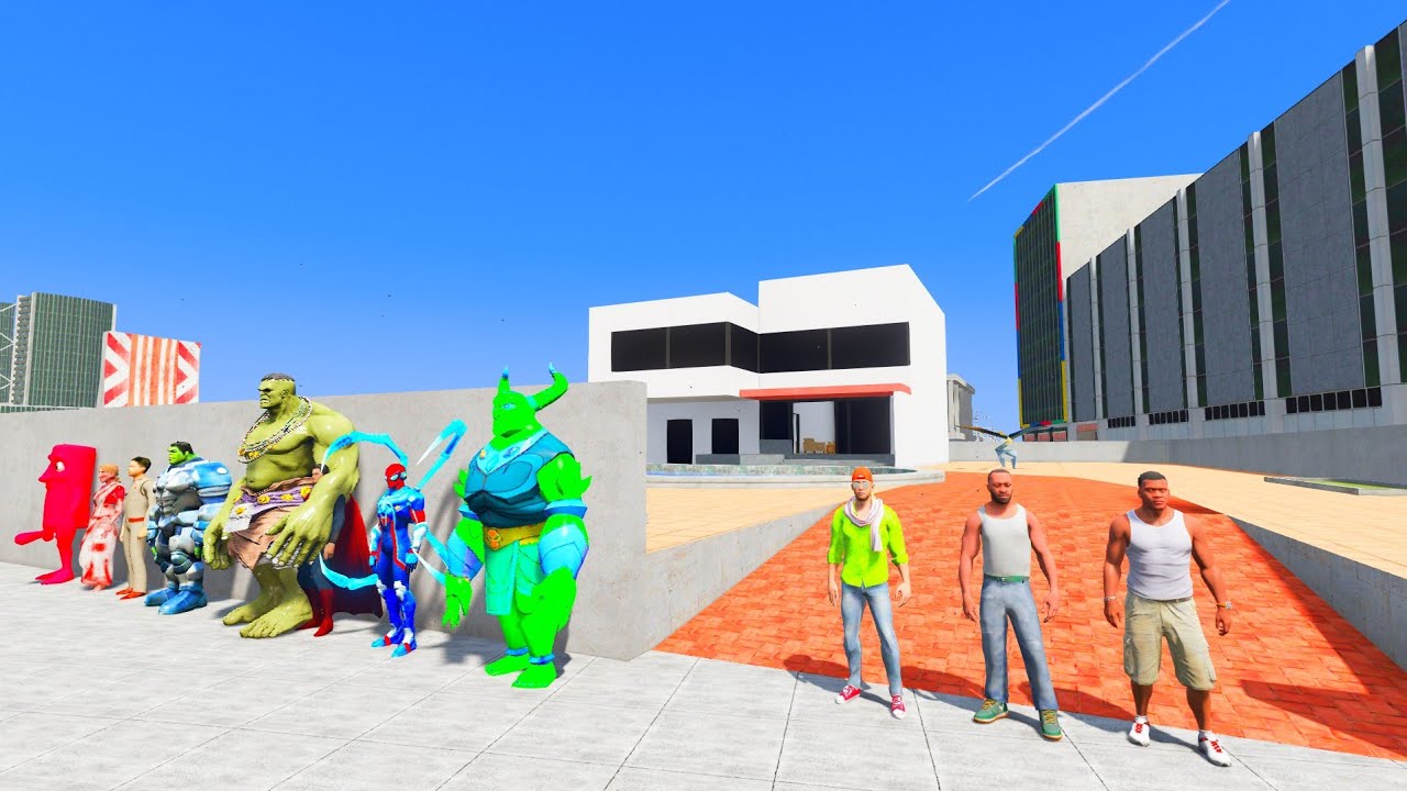 Franklin Play Hide and Seek WITH SUPERPOWER in Indian Bike Driving 3D